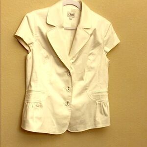 Cleo size 10 white Blazer
